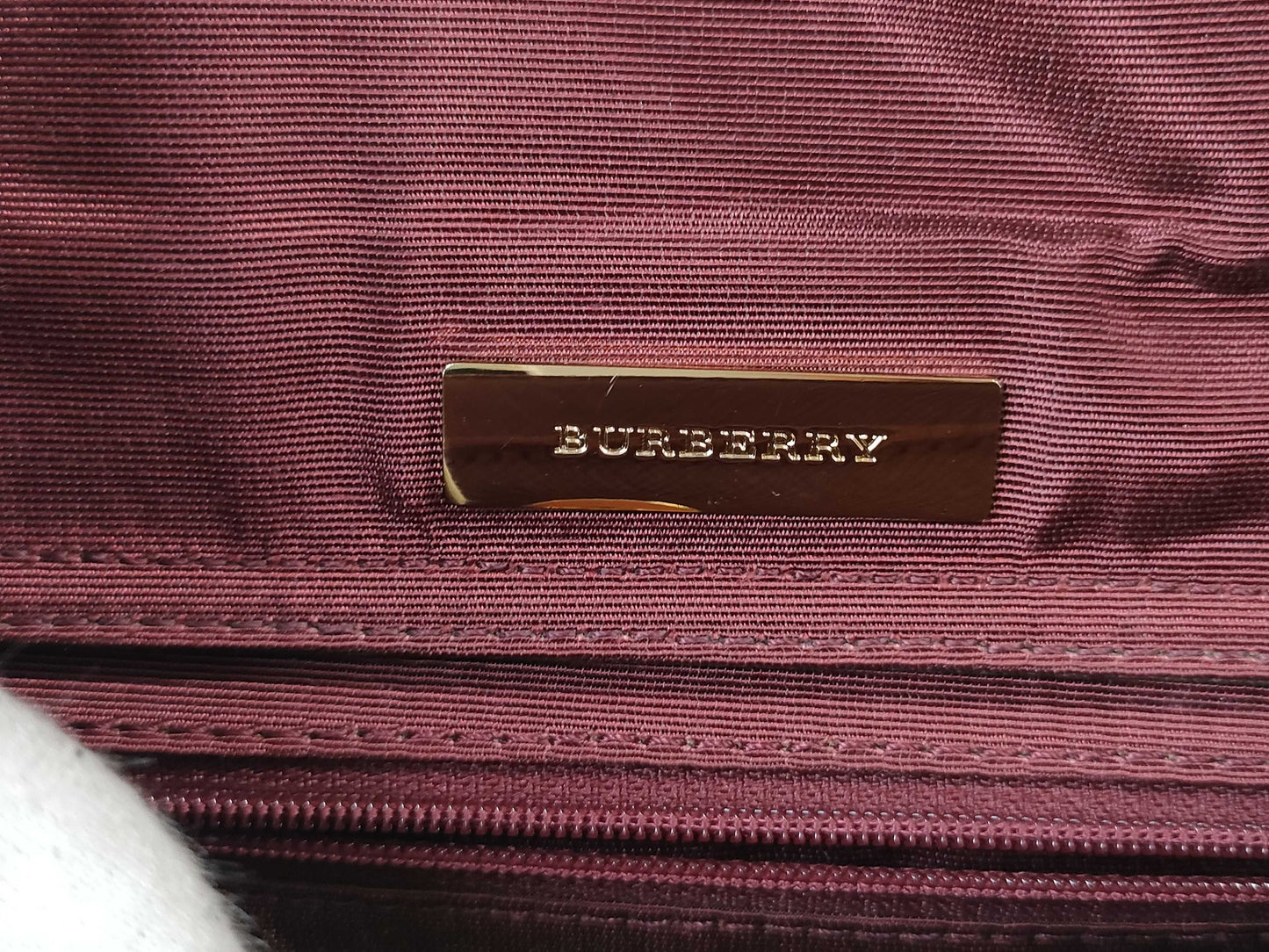 BURBERRY Nova Check Canvas and Leather Shoulder Bag, Beige and Red