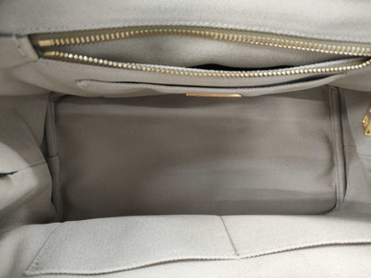 PRADA Beige Canapa 2-Way Handbag in Canvas B2439O