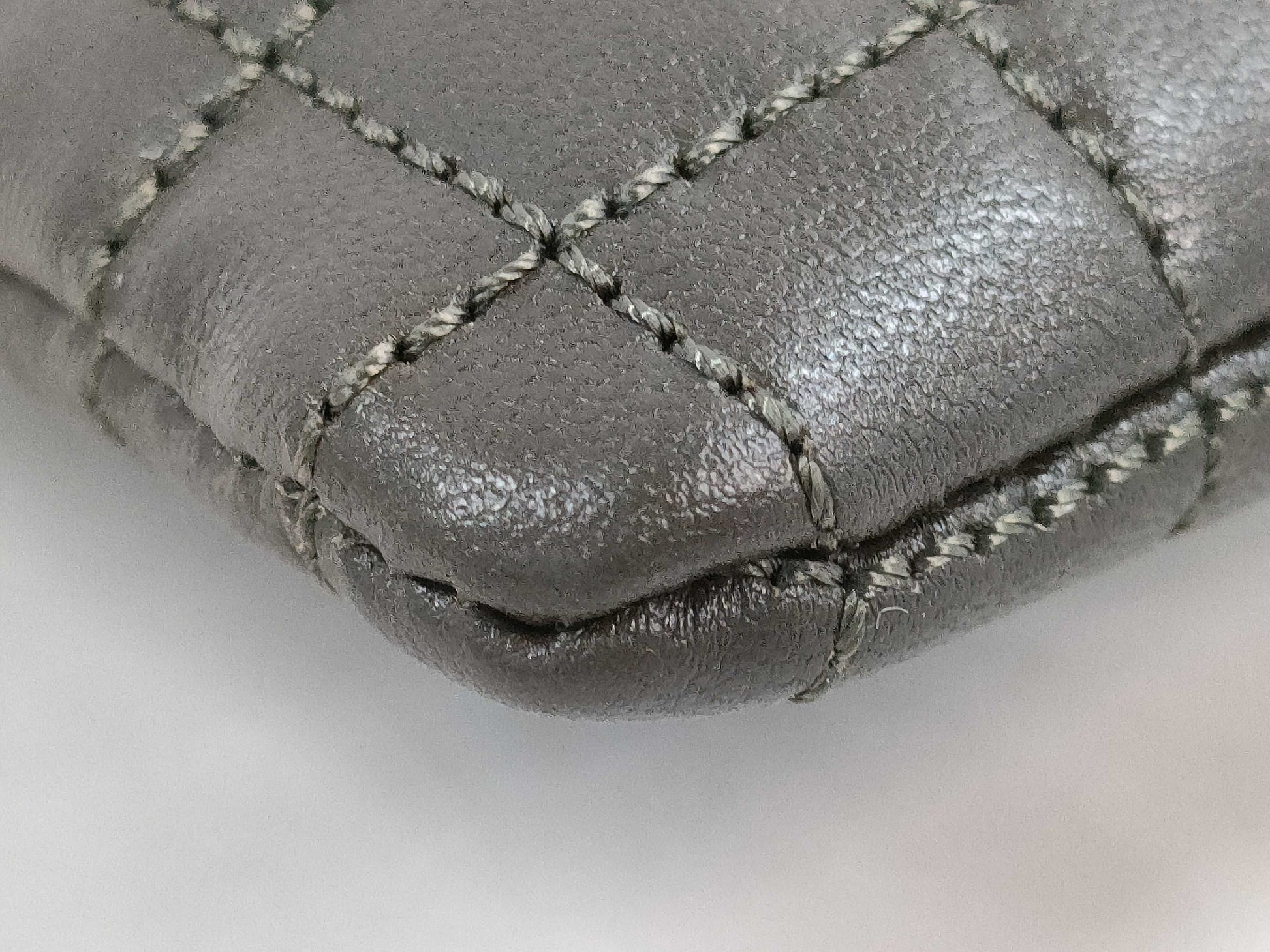 CELINE Khaki Calf Leather Clutch Bag with Dust Bag