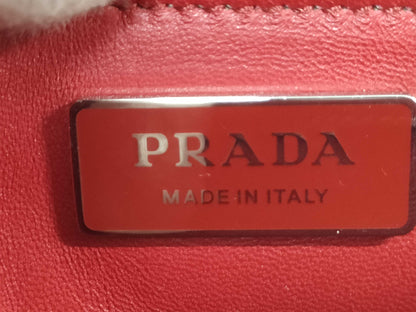 PRADA Prada Spectrum Small Leather Chain Shoulder Bag in Red, Dust Bag, Instructions, Shoulder Bag