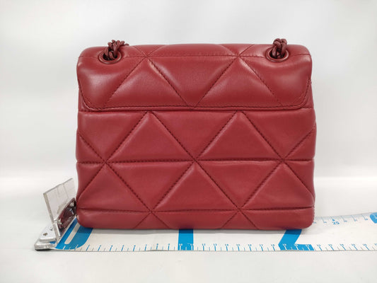 PRADA Prada Spectrum Small Leather Chain Shoulder Bag in Red, Dust Bag, Instructions, Shoulder Bag
