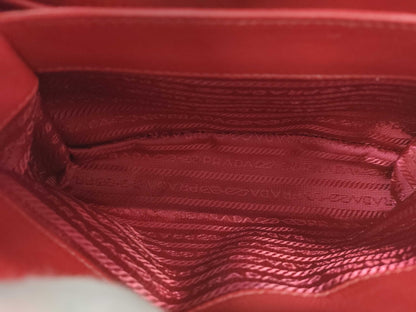 PRADA Prada Spectrum Small Leather Chain Shoulder Bag in Red, Dust Bag, Instructions, Shoulder Bag