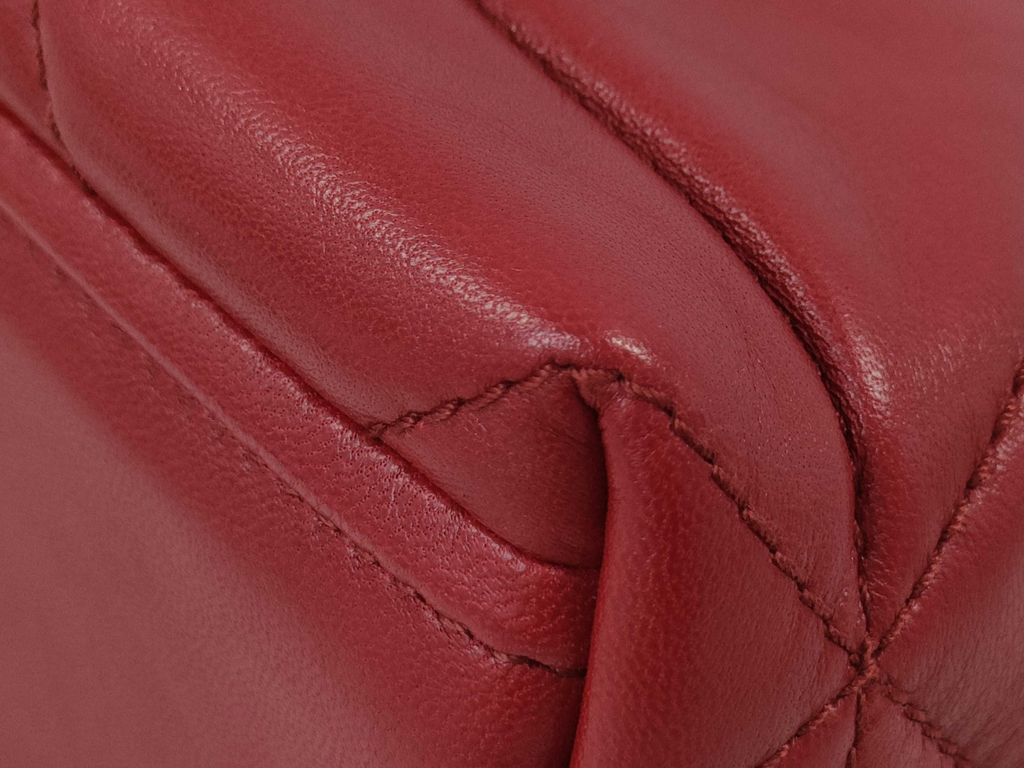 PRADA Prada Spectrum Small Leather Chain Shoulder Bag in Red, Dust Bag, Instructions, Shoulder Bag