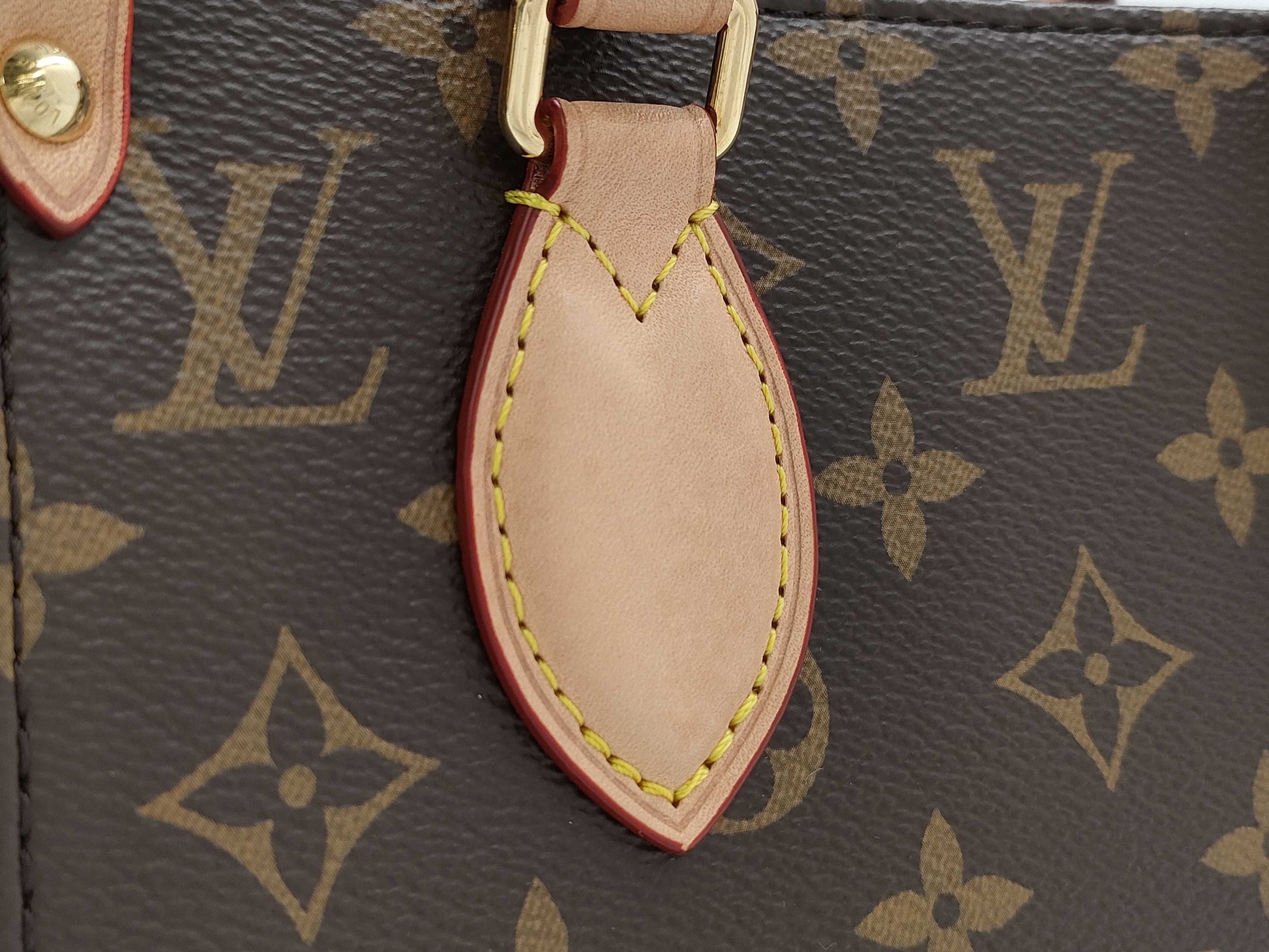 LOUIS VUITTON Monogram Sac Plat BB M46265 Brown RFID Enabled Handbag