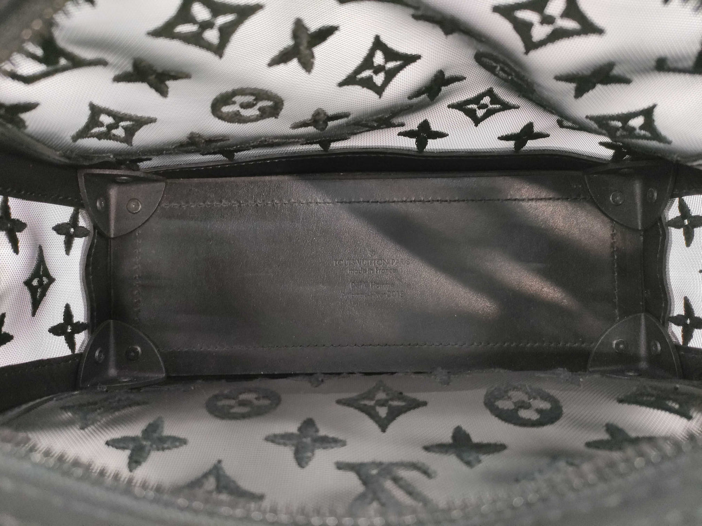 LOUIS VUITTON Soft Trunk Shoulder Bag in Eclipse Monogram Canvas M44730 DU2159 Shoulder Bag