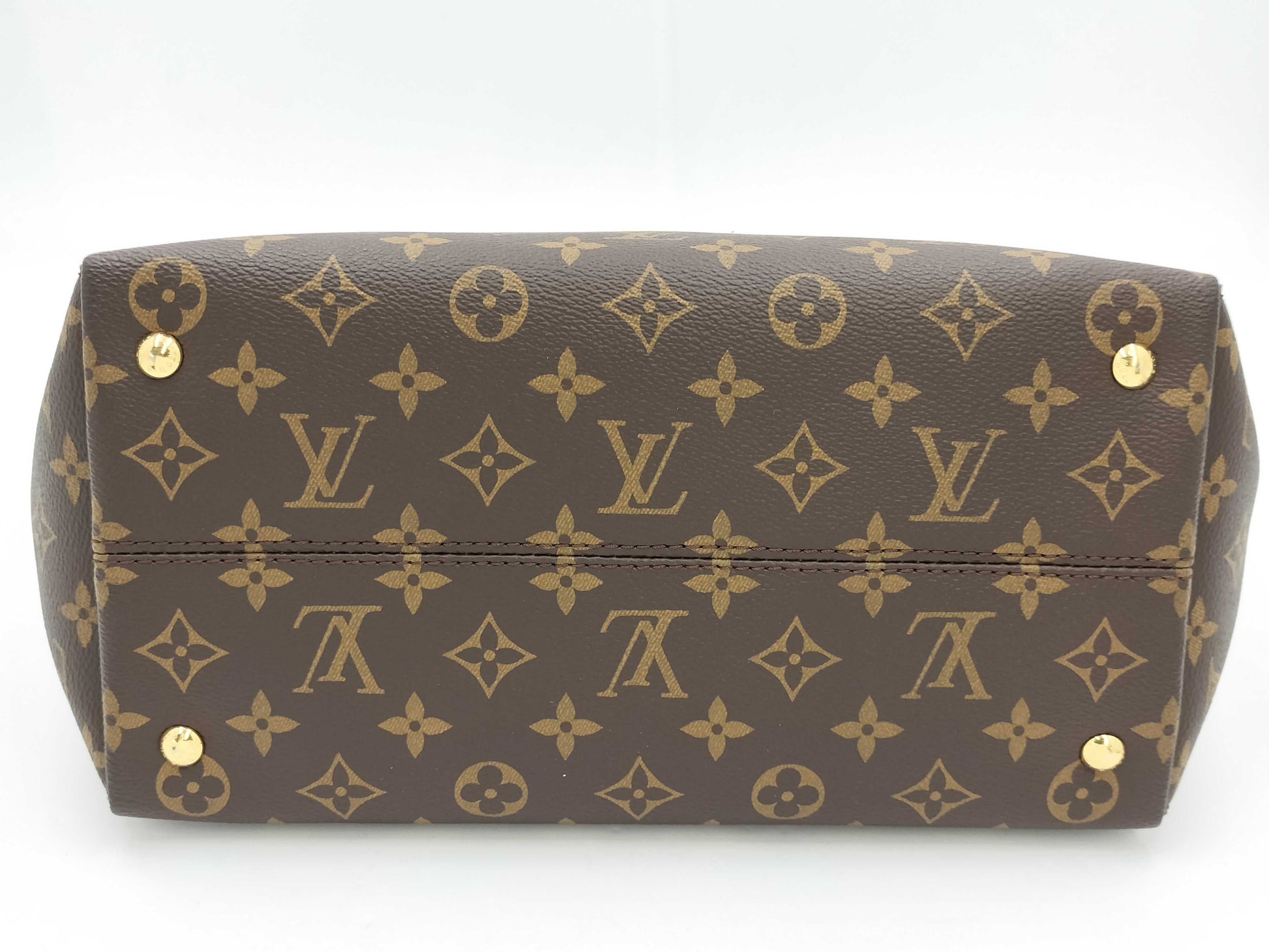 LOUIS VUITTON Tournelle PM 2-way Handbag in Brown Noir with Gold Hardware and Monogram Canvas, M44057 MB2137 Tote Bag