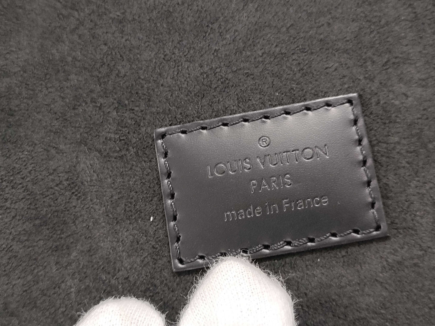 LOUIS VUITTON Cannes 2-way Handbag, Black, Silver Hardware, Epi Leather, M52226, RFID Strap Handbag