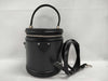 LOUIS VUITTON Cannes 2-way Handbag, Black, Silver Hardware, Epi Leather, M52226, RFID Strap Handbag
