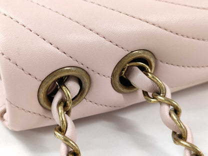 CHANEL Design Stitch Chain Shoulder Bag with Lambskin and Gold Hardware, 23078341, No Cards Included