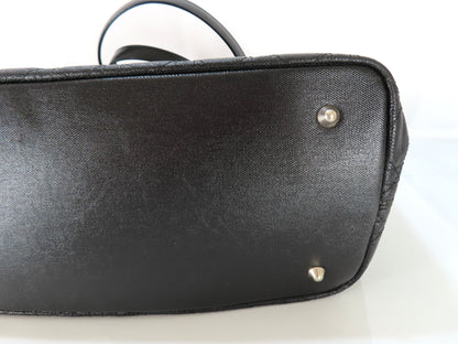 Christian Dior Cannage Panarea Tote Bag with G Hardware, Black