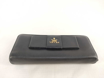 PRADA Saffiano Ribbon Long Wallet