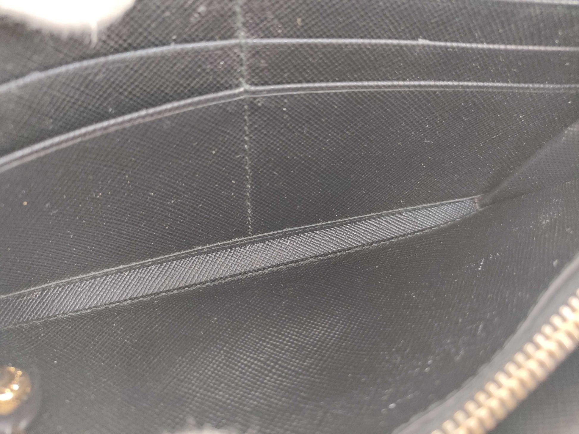 PRADA Saffiano Ribbon Long Wallet