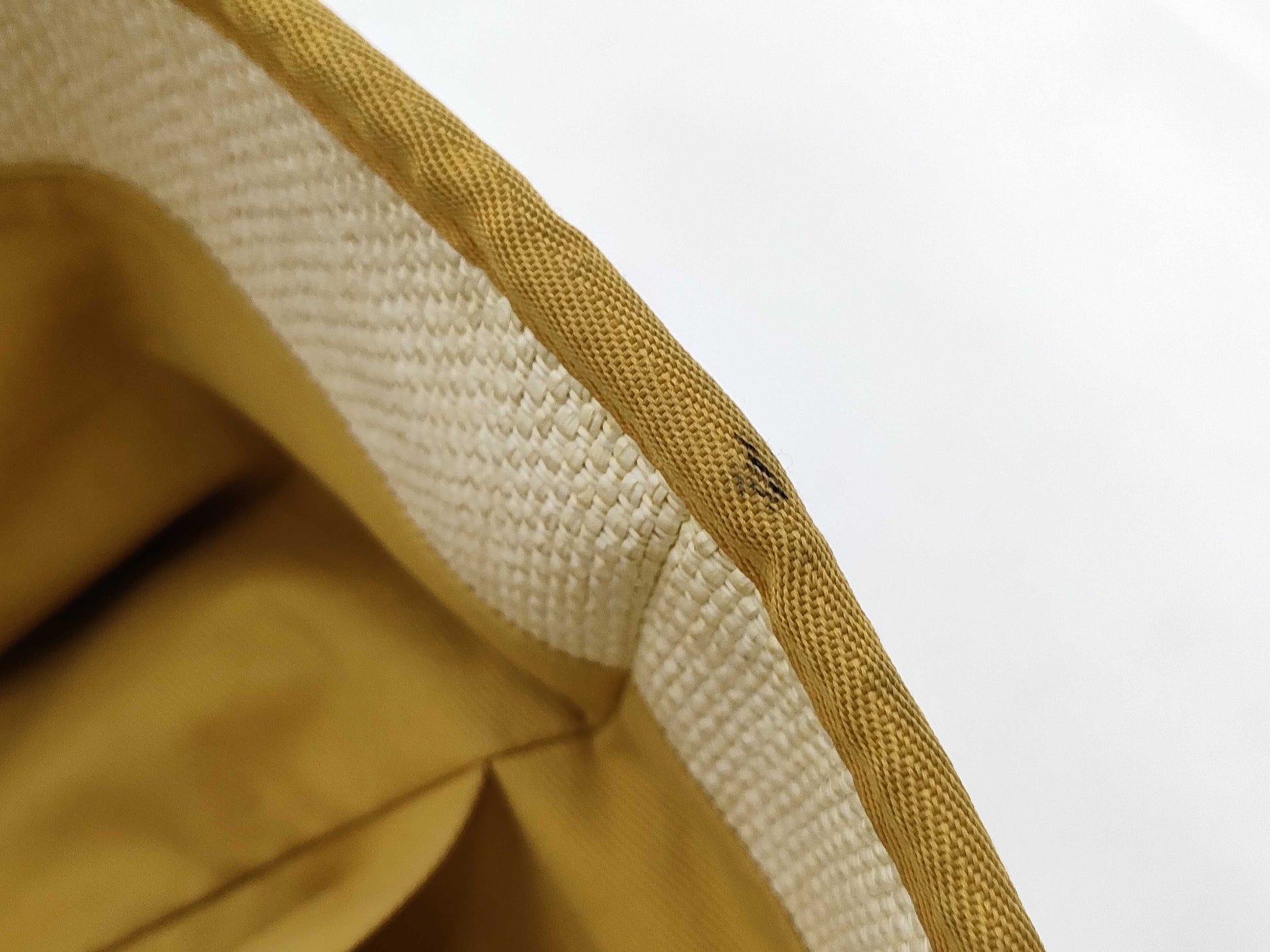CHANEL Deauville GM Straw Chain Tote Bag, Yellow, 22nd Series