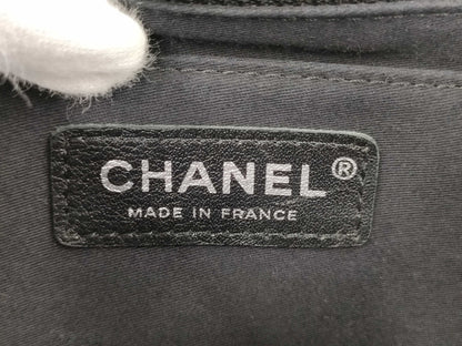 CHANEL Chain Shoulder Bag Patchwork Denim Tweed Leather Multicolor Silver Hardware 16 Series Shoulder Bag