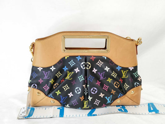 LOUIS VUITTON M40256 Monogram Multicolore Judy MM Monogram Multicolore Noir M40256 Shoulder Bag