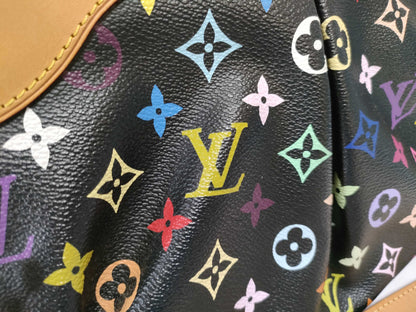 LOUIS VUITTON M40256 Monogram Multicolore Judy MM Monogram Multicolore Noir M40256 Shoulder Bag