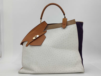 HERMES Himalaya Handbag Austria Rich/Lizard/Leather Handbag