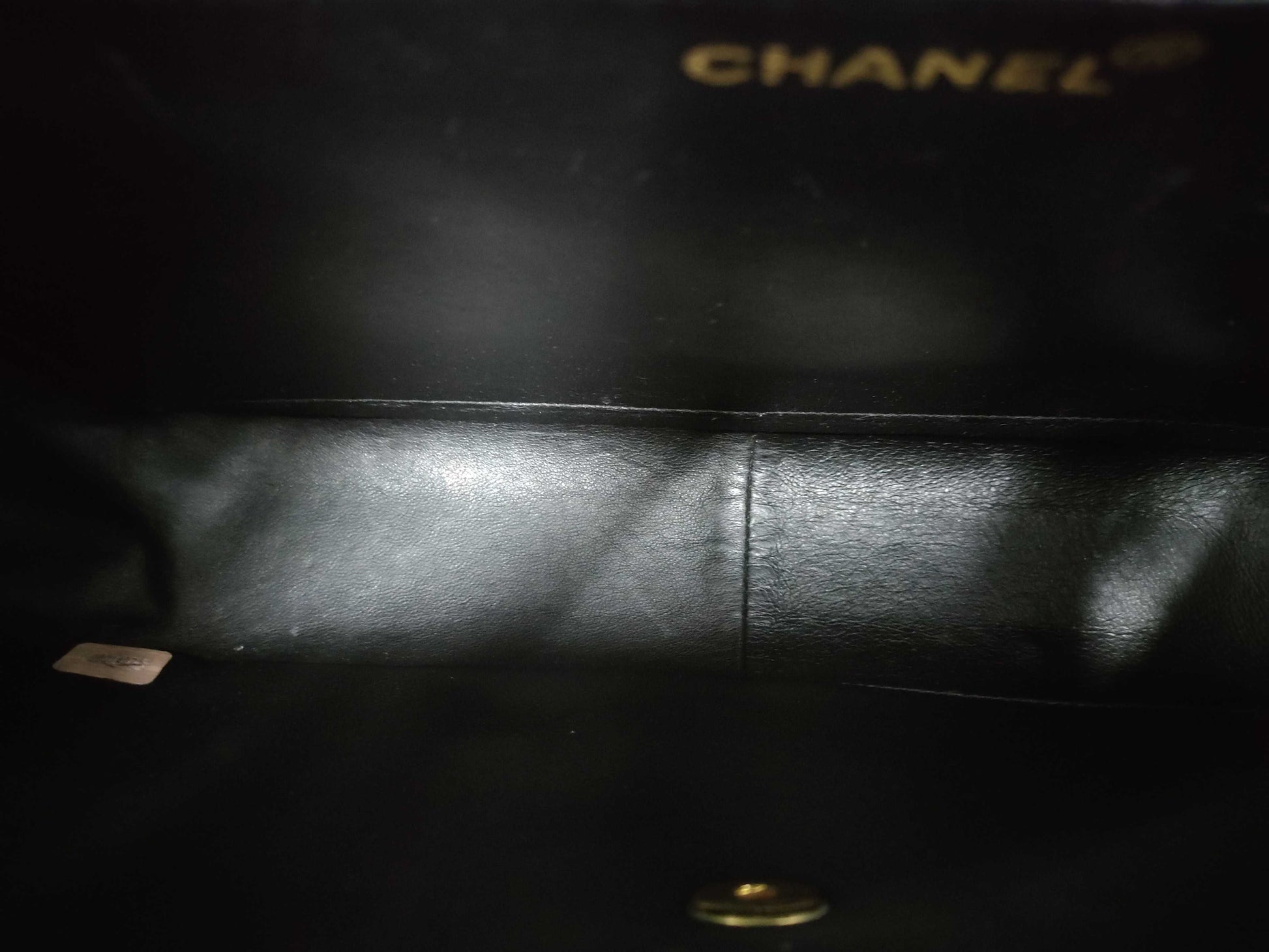 CHANEL Mademoiselle Chain Shoulder Bag with Caviar Skin
