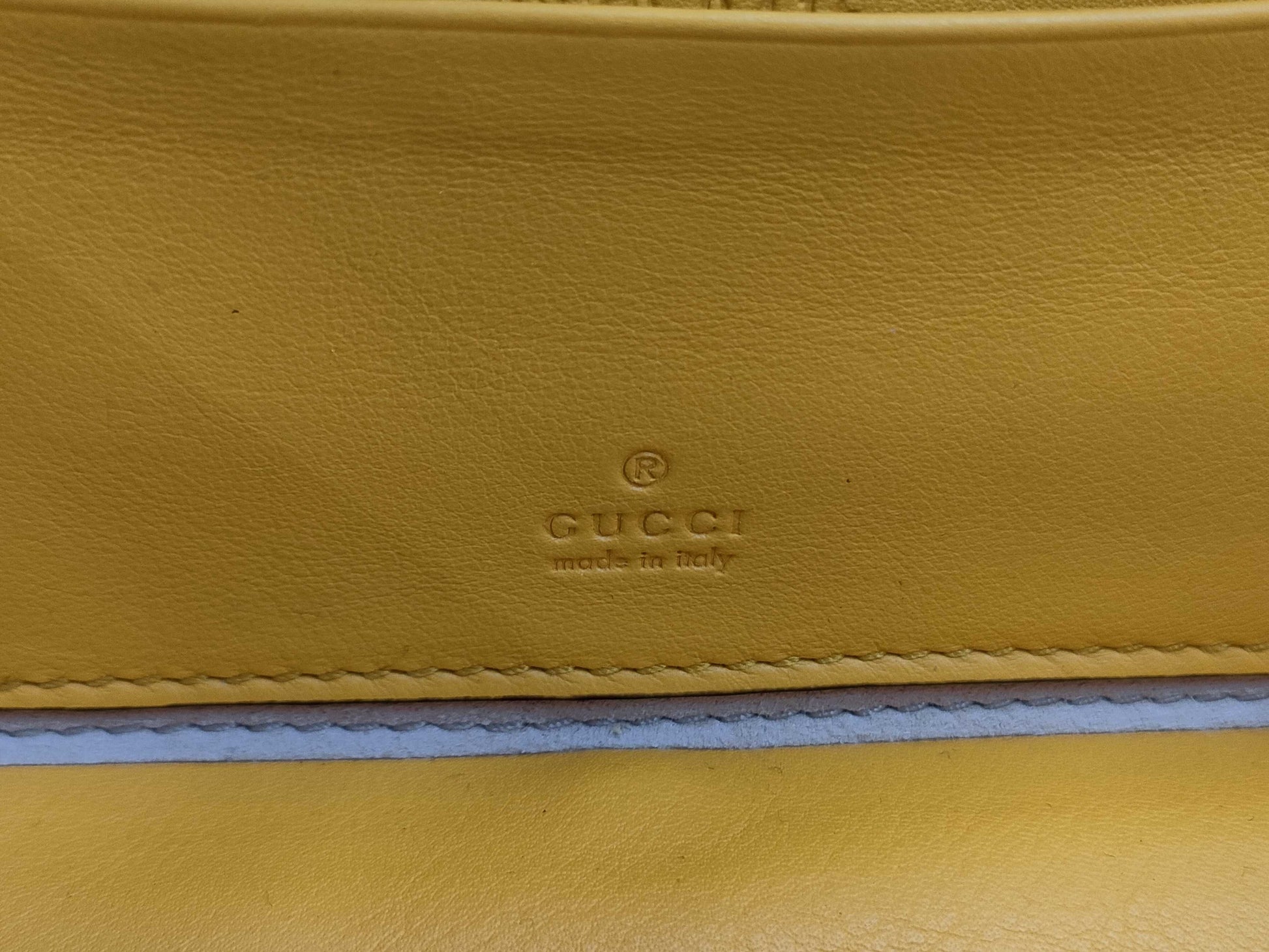 GUCCI G Stitch Shoulder Bag