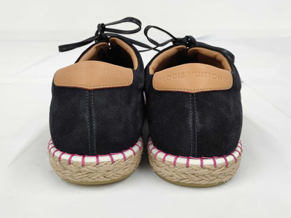 LOUIS VUITTON deck shoes suede size 7 loafers