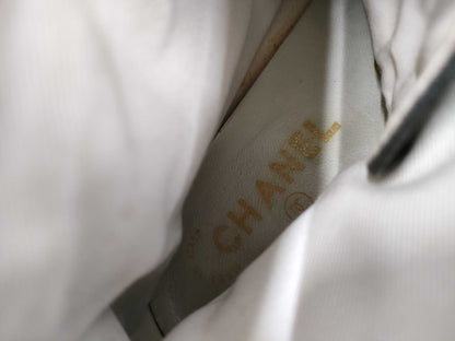 CHANEL high-top sneakers canvas size 38 sneakers