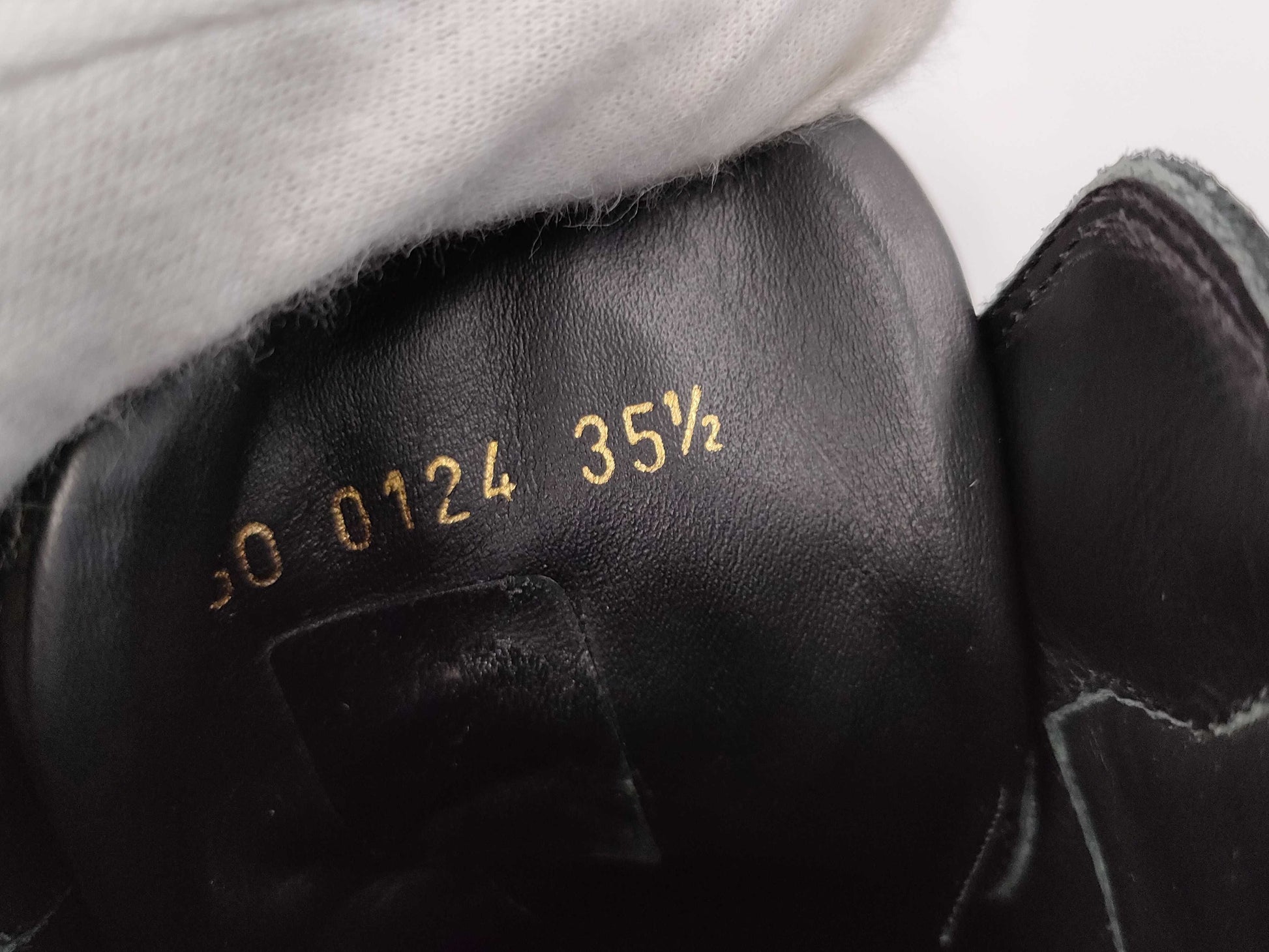 LOUIS VUITTON Monogram Mini High-Top Sneakers size 35.5 Sneakers