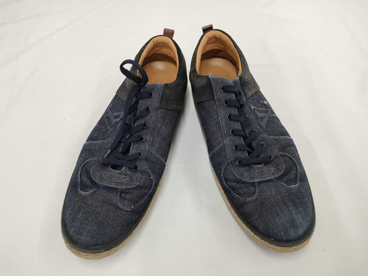 LOUIS VUITTON Denim/Suede Sneakers Size 10.5 Sneakers