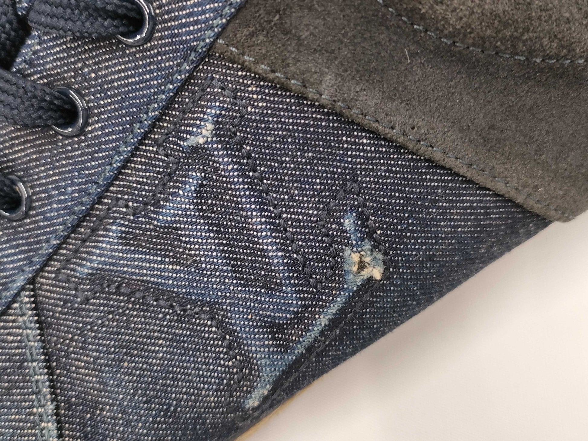 LOUIS VUITTON Denim/Suede Sneakers Size 10.5 Sneakers