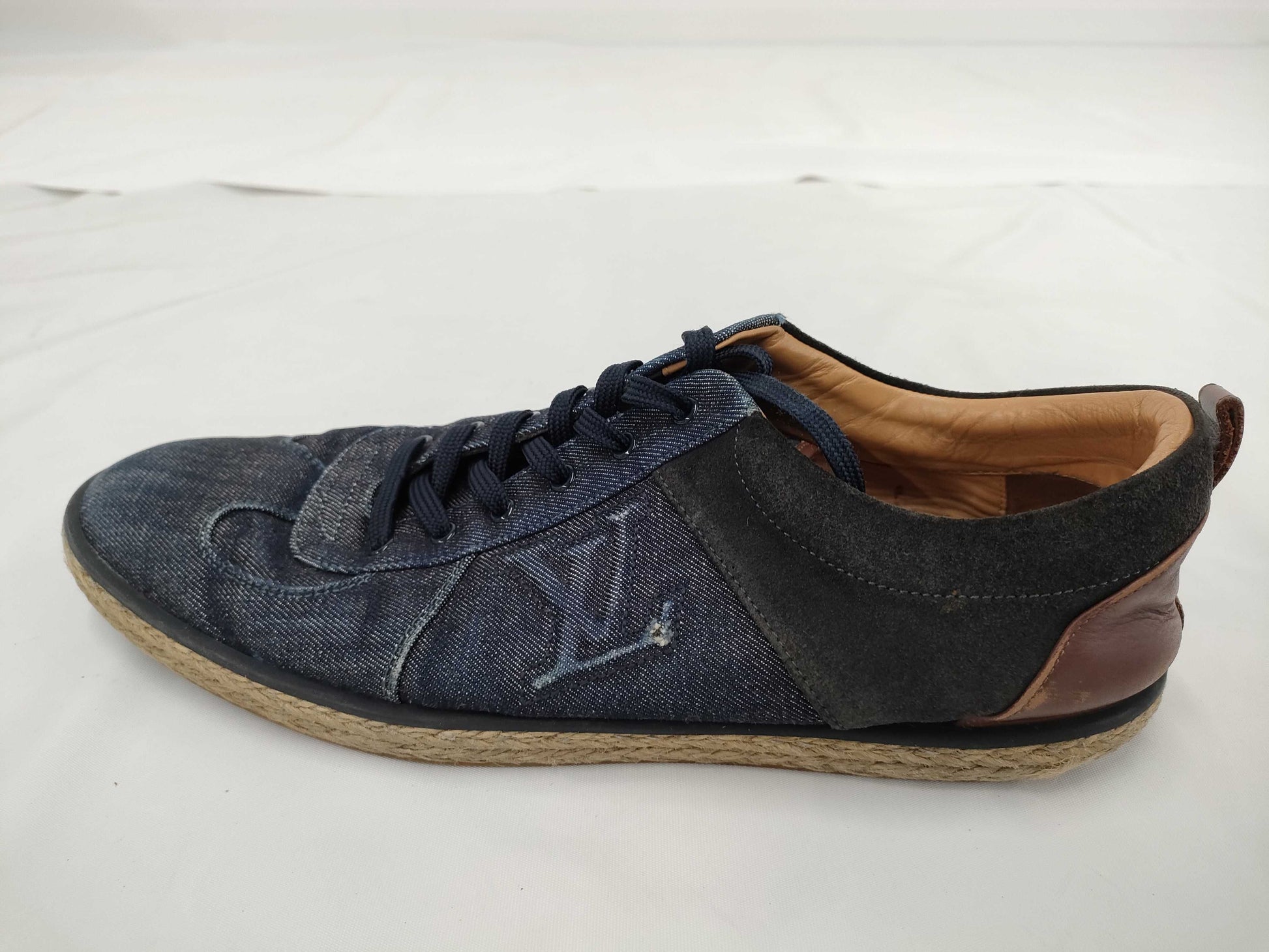 LOUIS VUITTON Denim/Suede Sneakers Size 10.5 Sneakers