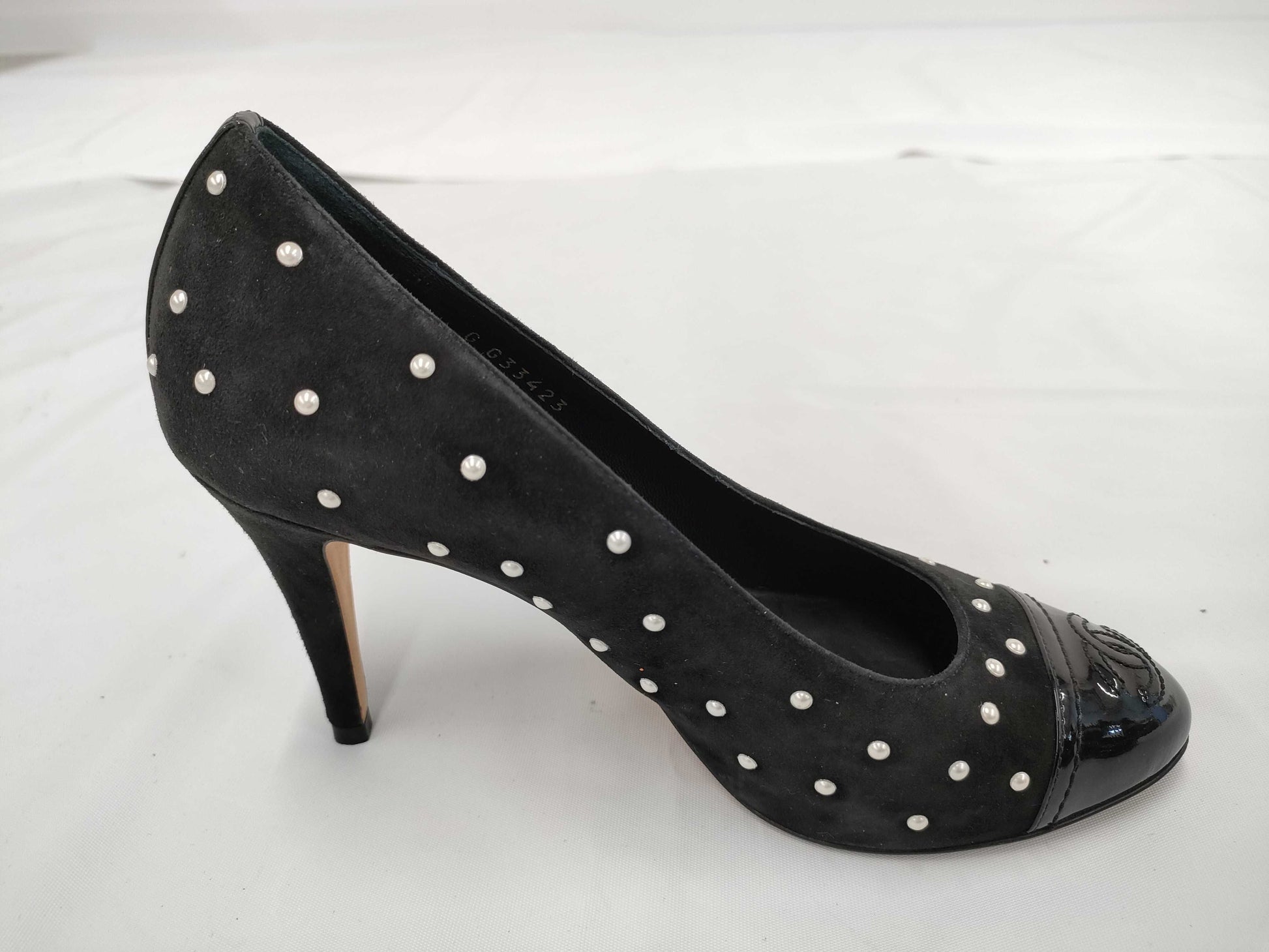 CHANEL Suede Pumps Size 36