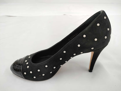 CHANEL Suede Pumps Size 36