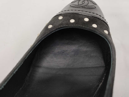 CHANEL Suede Pumps Size 36
