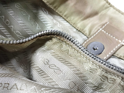 PRADA nylon PRADA enamel tote bag