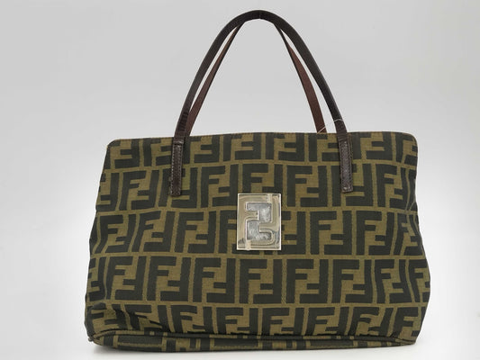 FENDI FF hardware Zucca tote bag