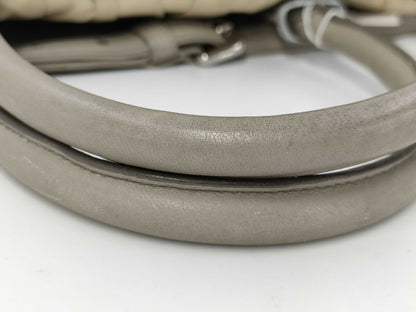 PRADA Triangle Logo Gathered Handbag