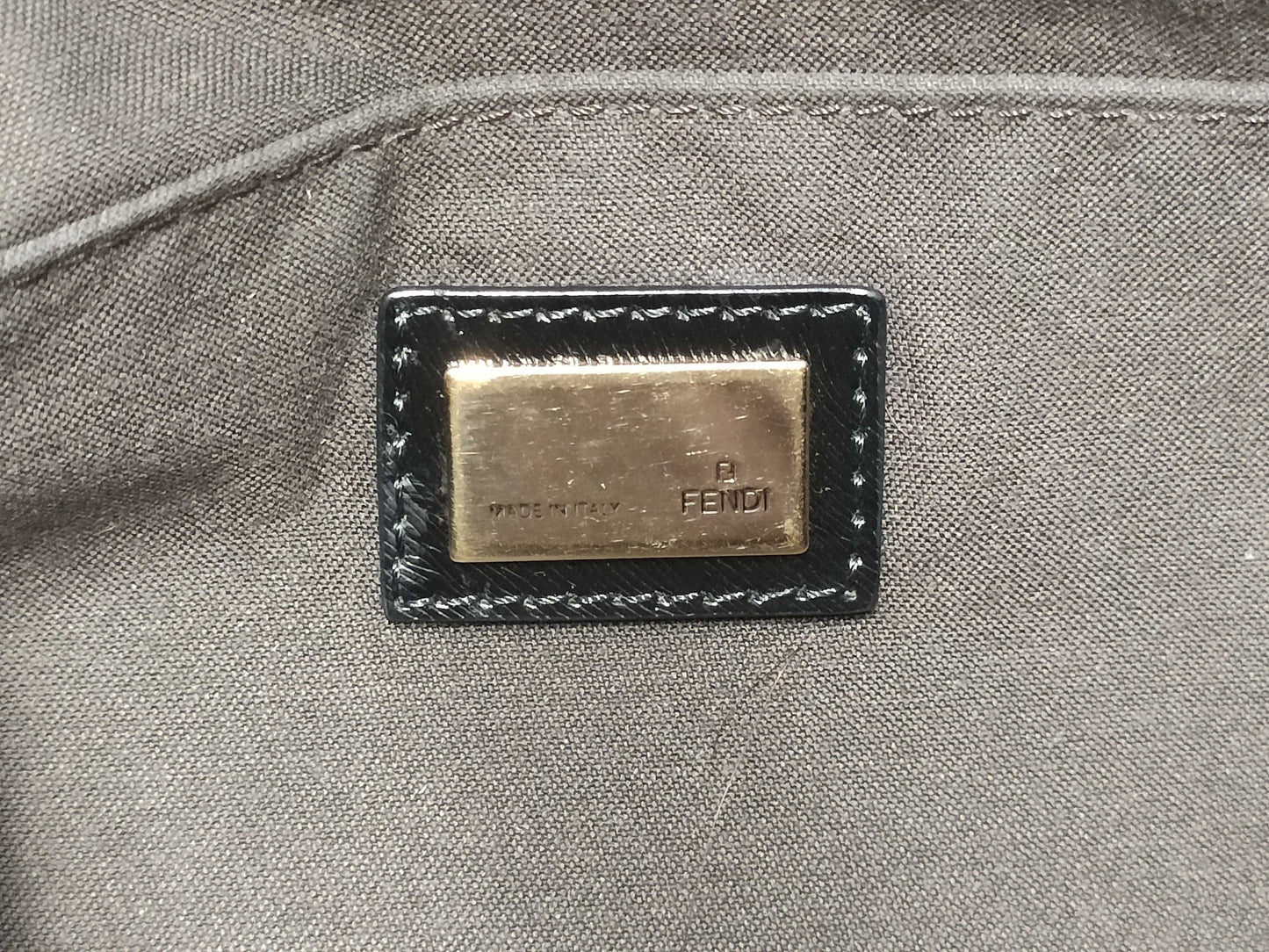 FENDI Zucchino Handbag Handbag