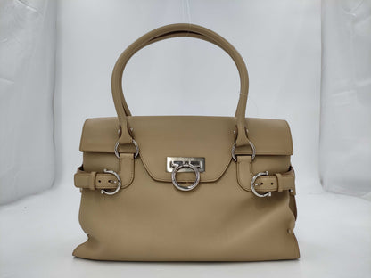 Salvatore Ferragamo Gancini hardware handbag