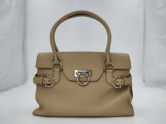 Salvatore Ferragamo Gancini hardware handbag