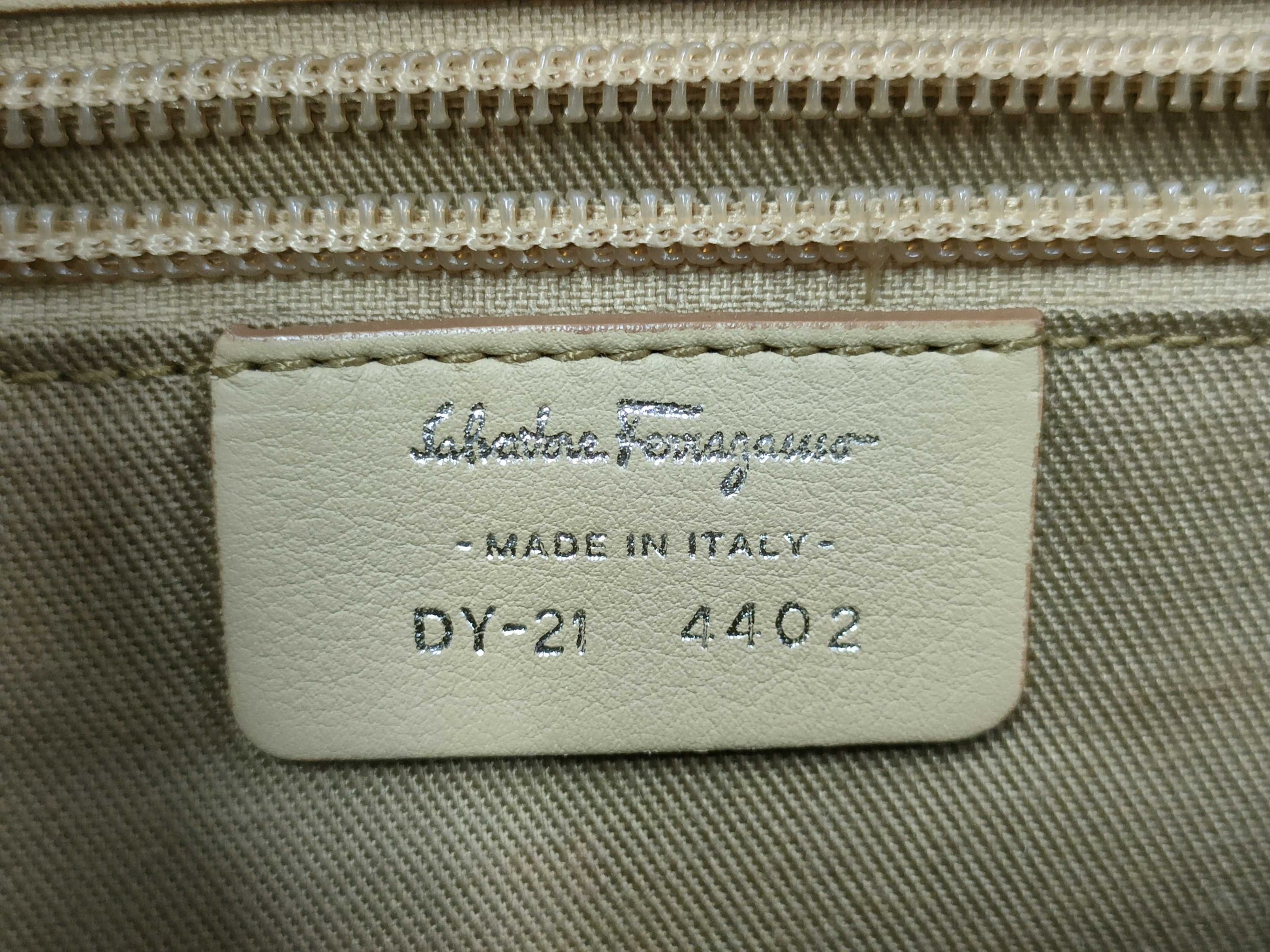 Salvatore Ferragamo Gancini hardware handbag
