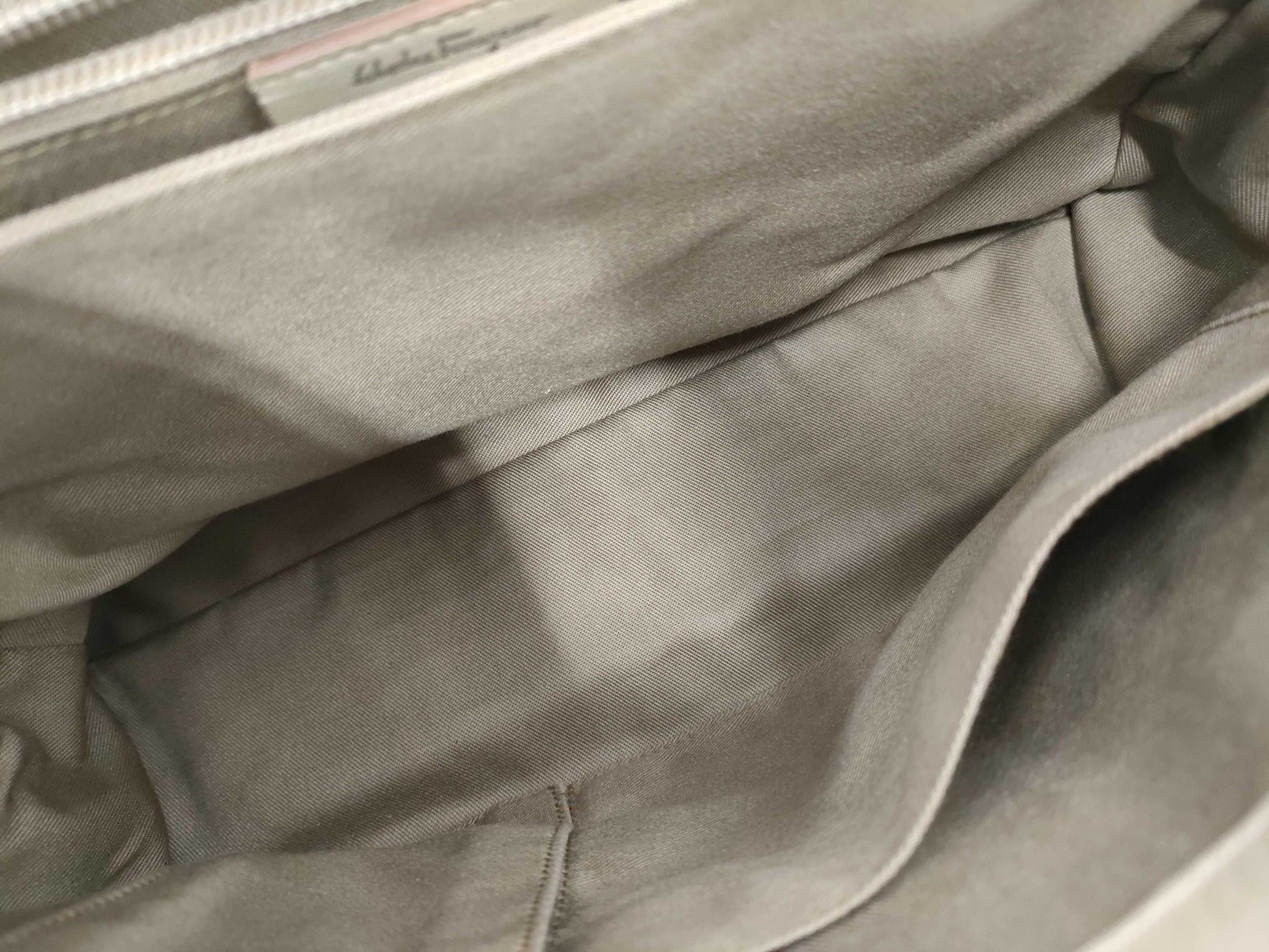 Salvatore Ferragamo Gancini hardware handbag