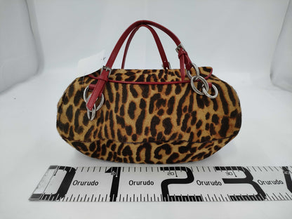 Dior Leopard Print Harako Handbag Handbag