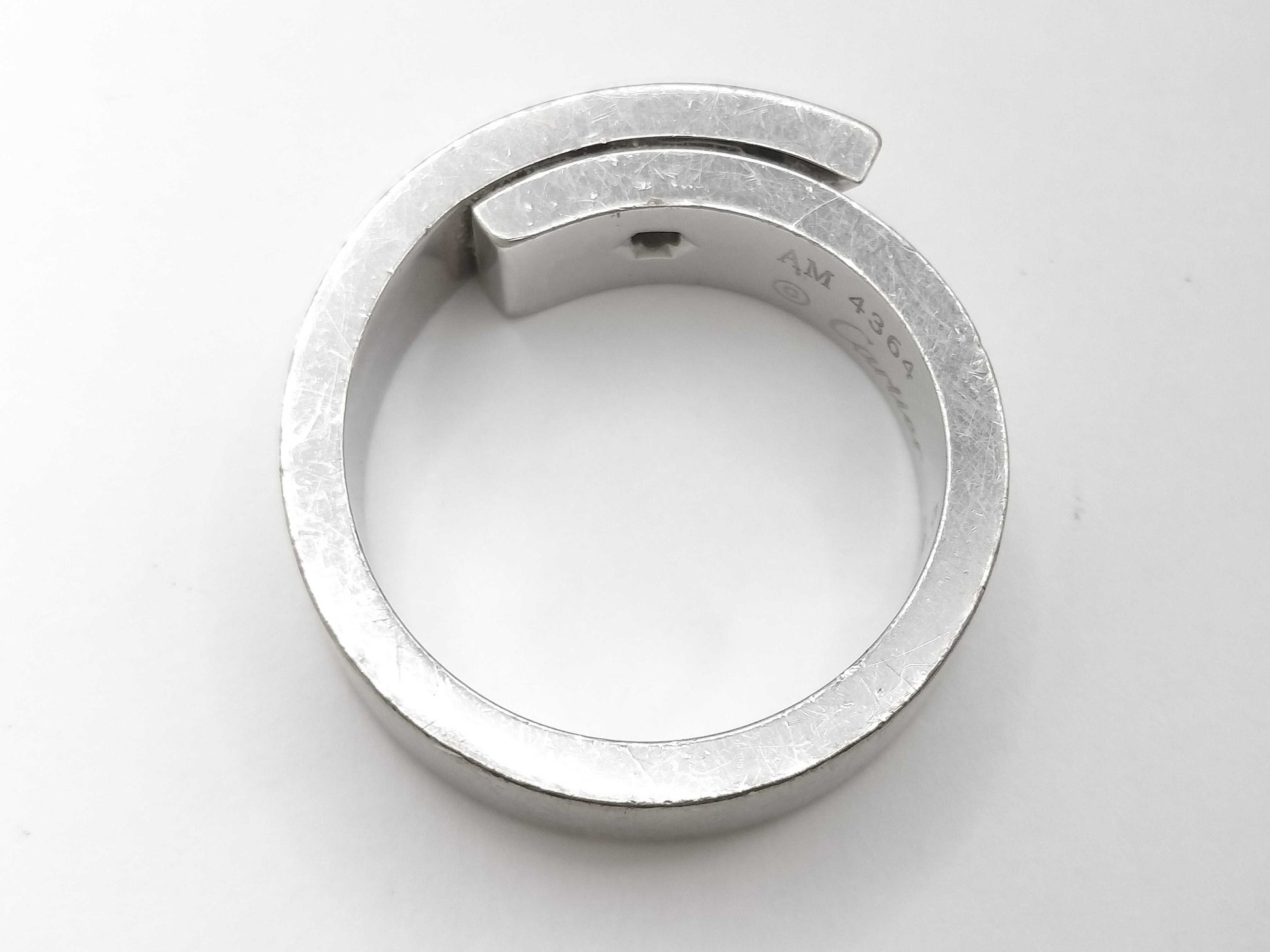 Cartier Anniversary #51 1PD WG 750 12.5g Ring 