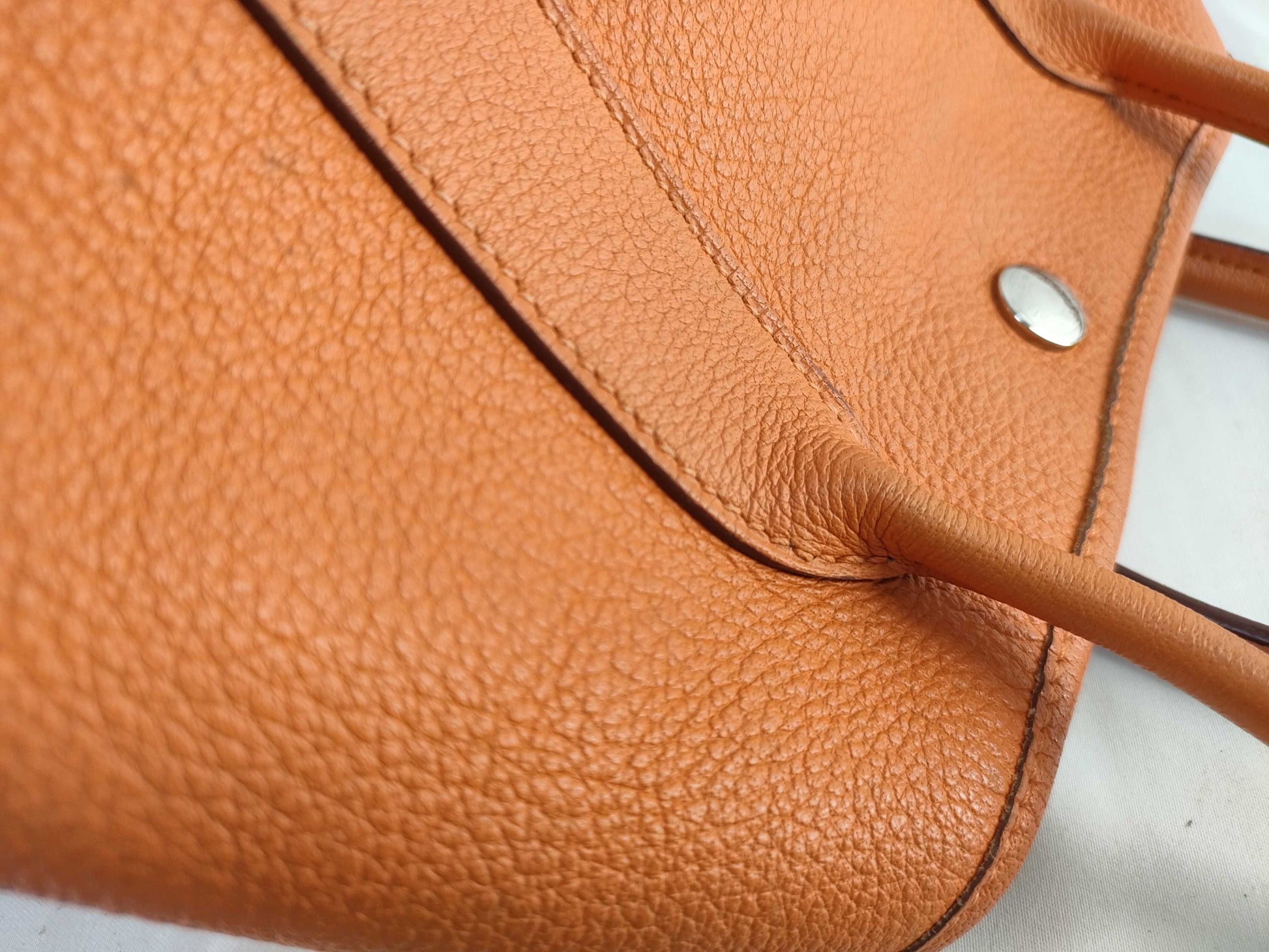 HERMES Garden Party TPM Negonda Orange Medium Handbag