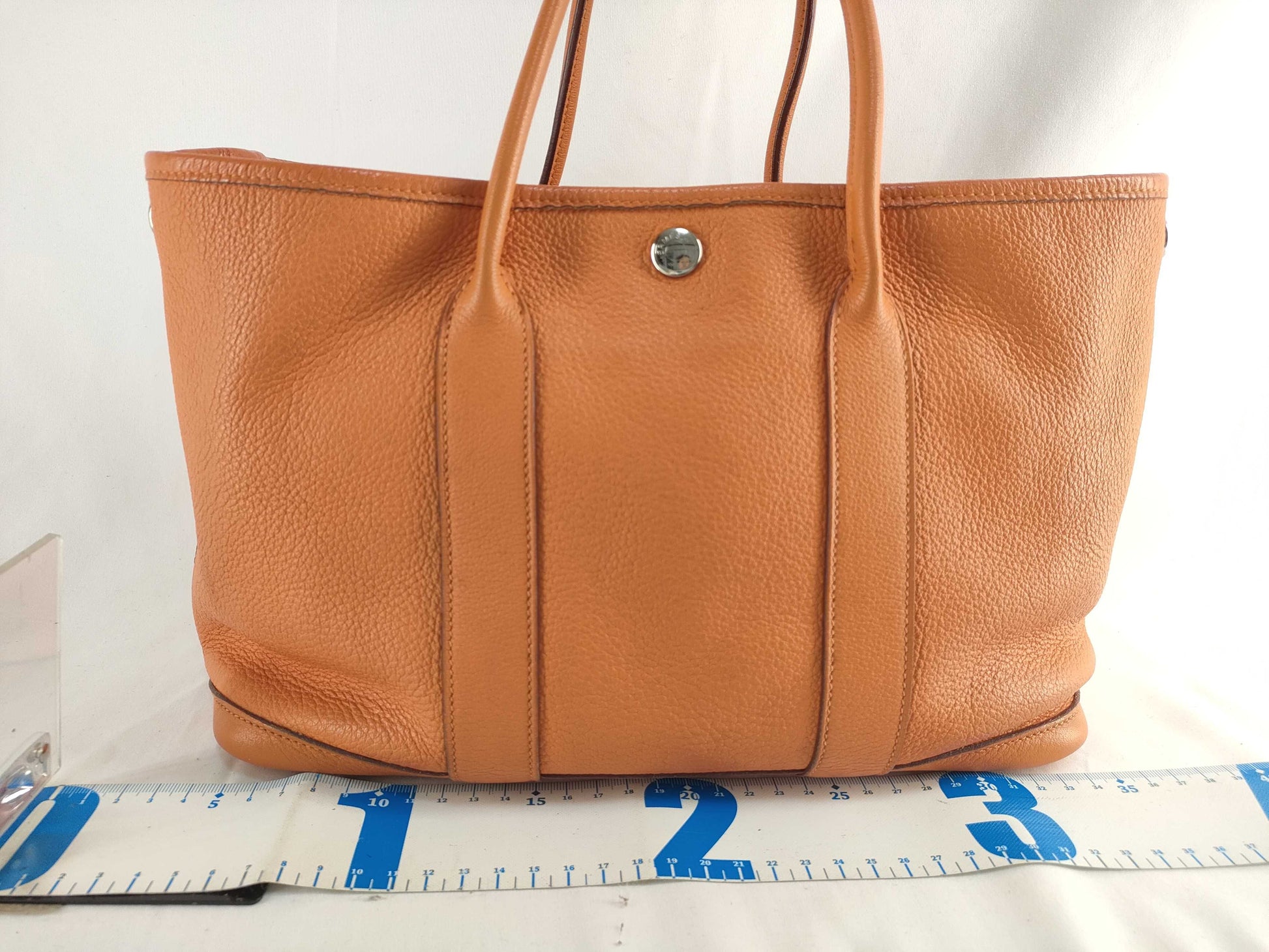 HERMES Garden Party TPM Negonda Orange Medium Handbag