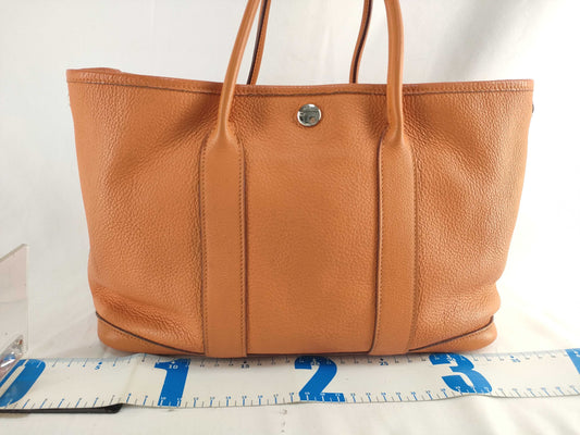 HERMES Garden Party TPM Negonda Orange Medium Handbag