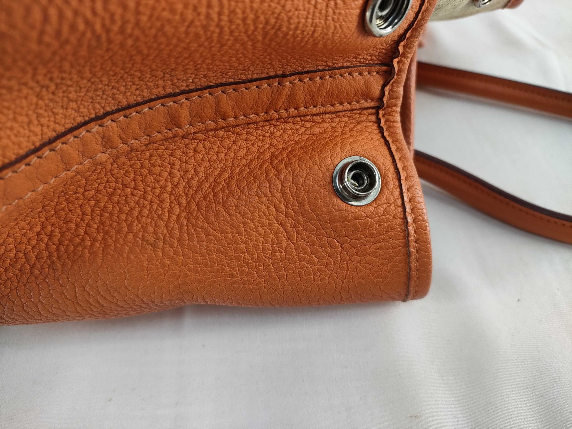 HERMES Garden Party TPM Negonda Orange Medium Handbag