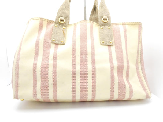PRADA Canapa Coated Canvas 2-Way Tote Bag