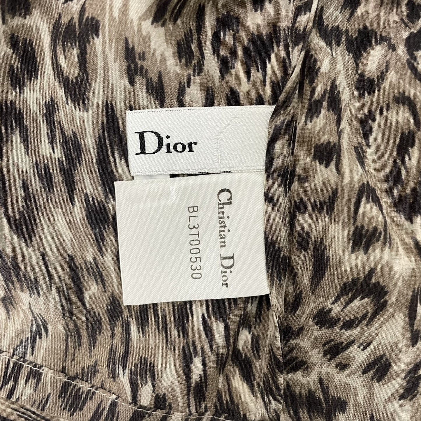Dior Leopard Print Shirt M Shirt