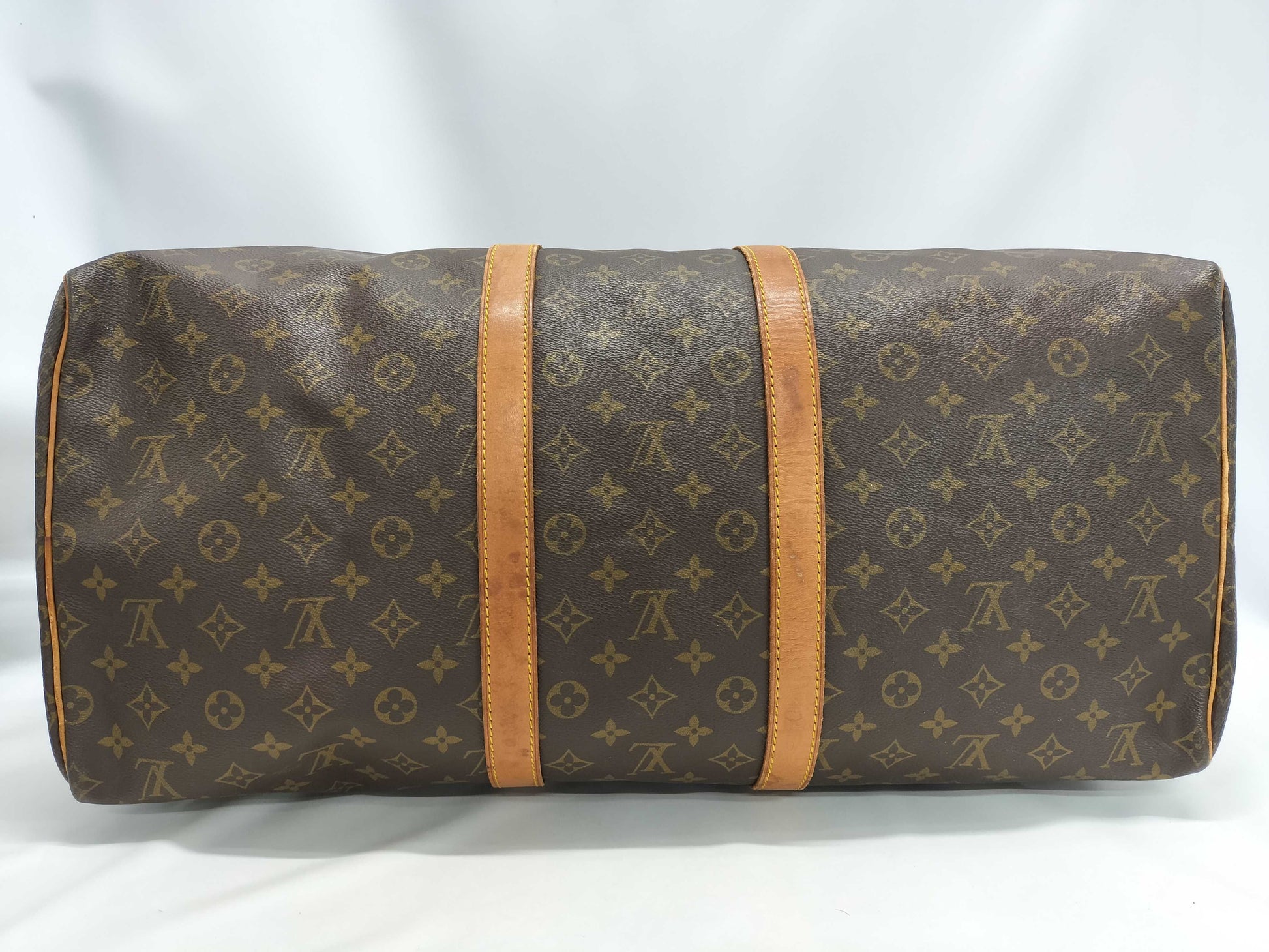 LOUIS VUITTON Monogram Keepall 55 Boston Bag