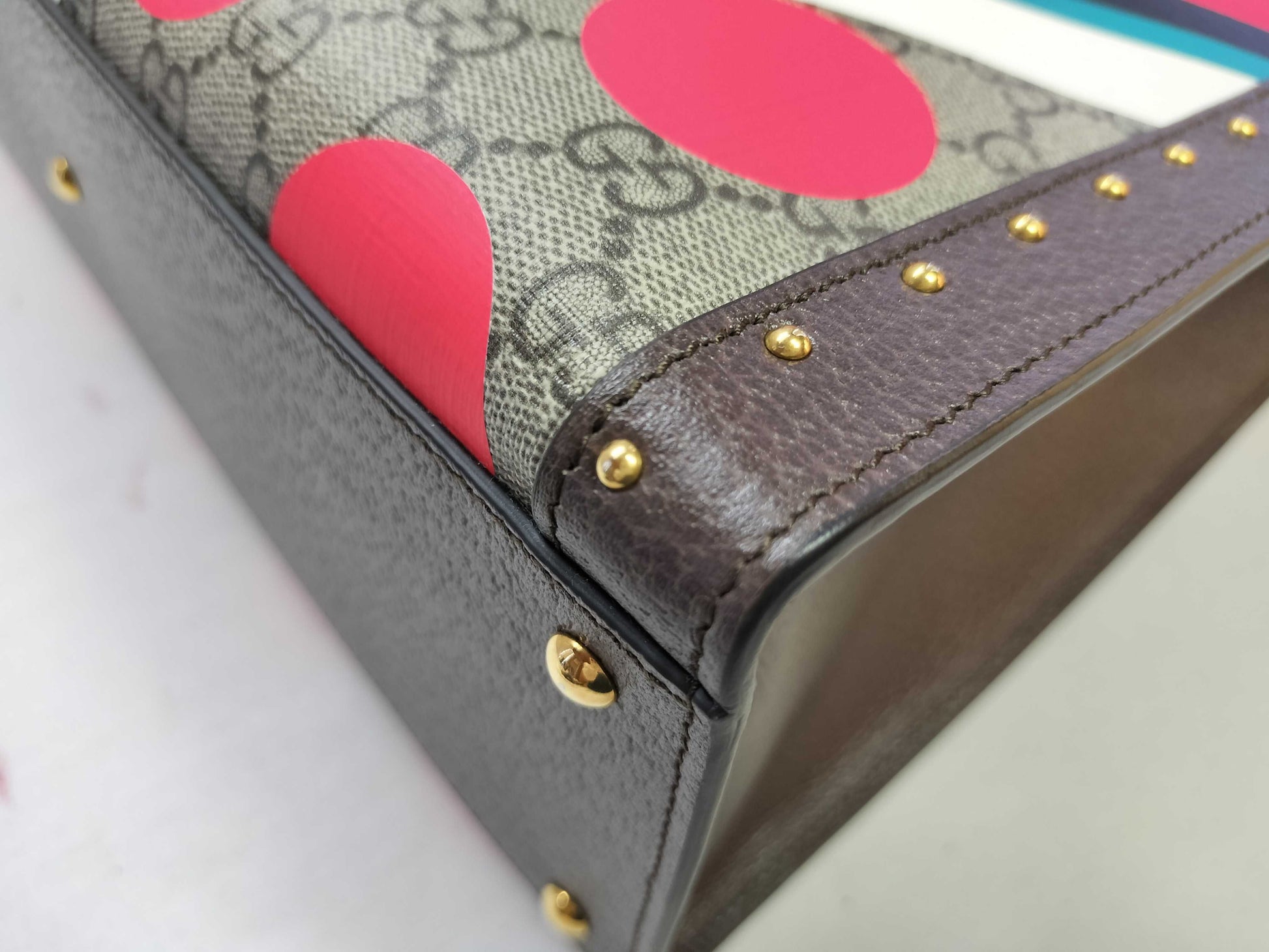 GUCCI Bamboo Diana Medium 2-Way Tote Bag with Dots, 678842